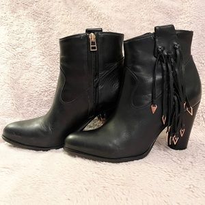 Kate Bosworth Matisse Emma Leather Fringe Booties